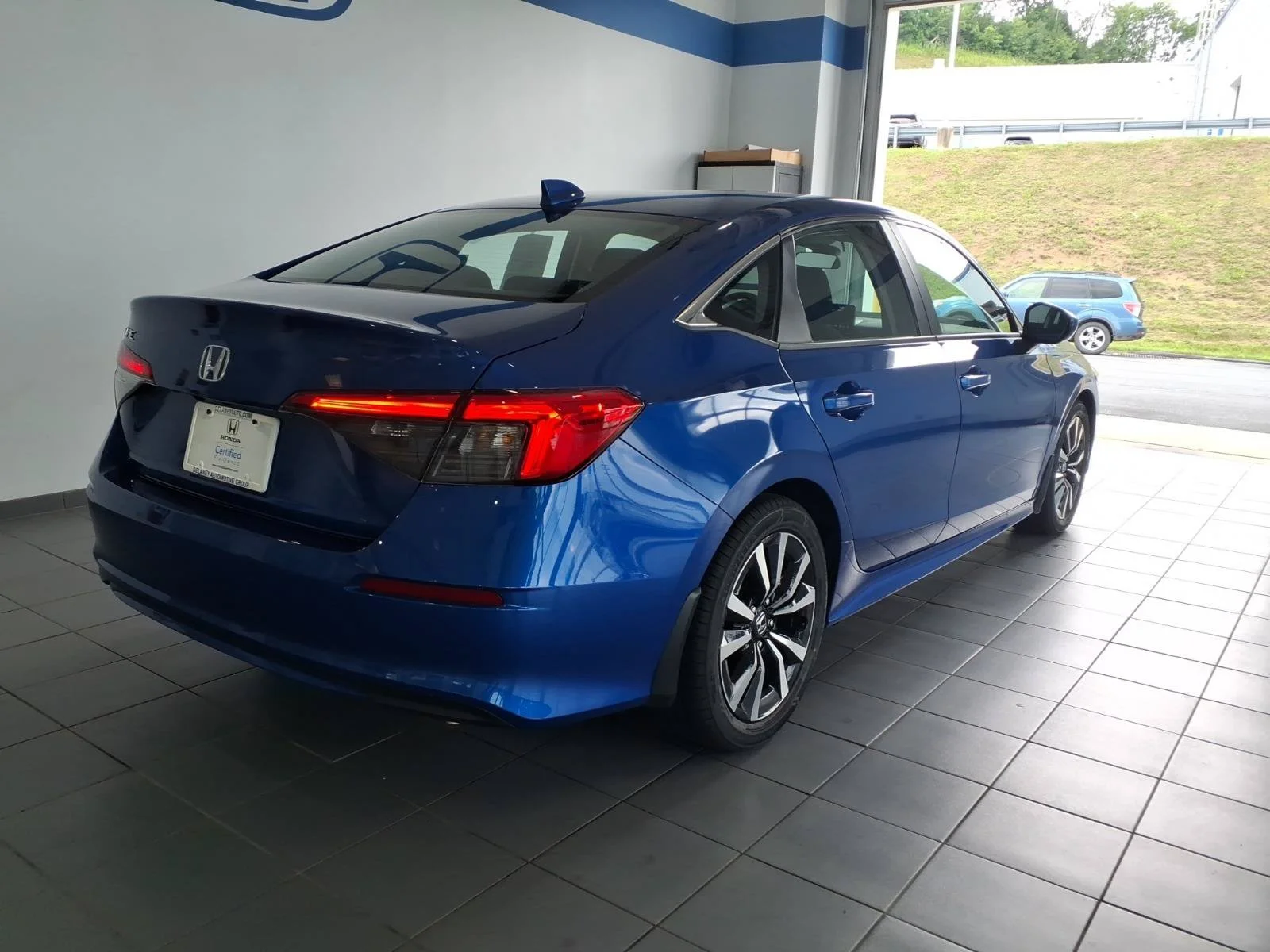 Certified Used 2024 Aegean Blue Metallic Honda EX image 5