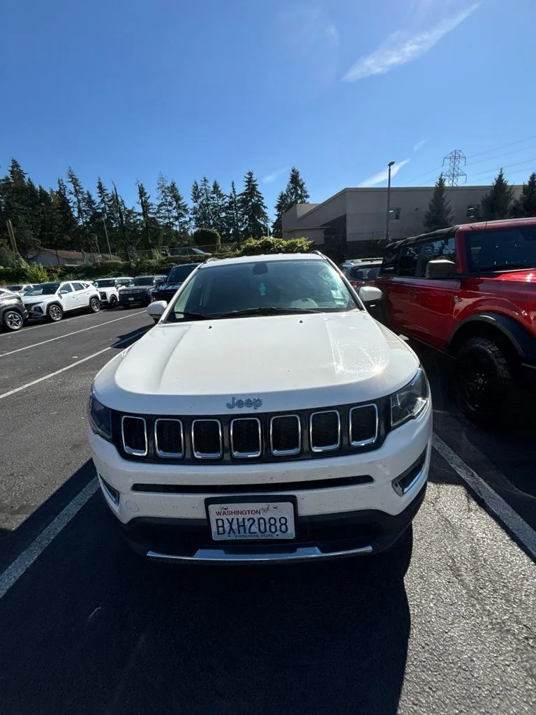 Used 2019 White Clearcoat Jeep Limited image 2