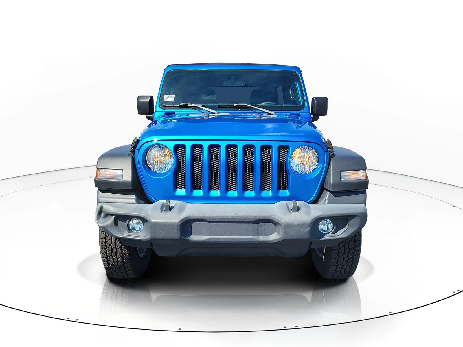Used 2022 Hydro Blue Pearlcoat Jeep Unlimited Sport S image 2