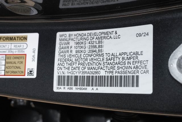 2024 Honda Accord EX - Photo 29