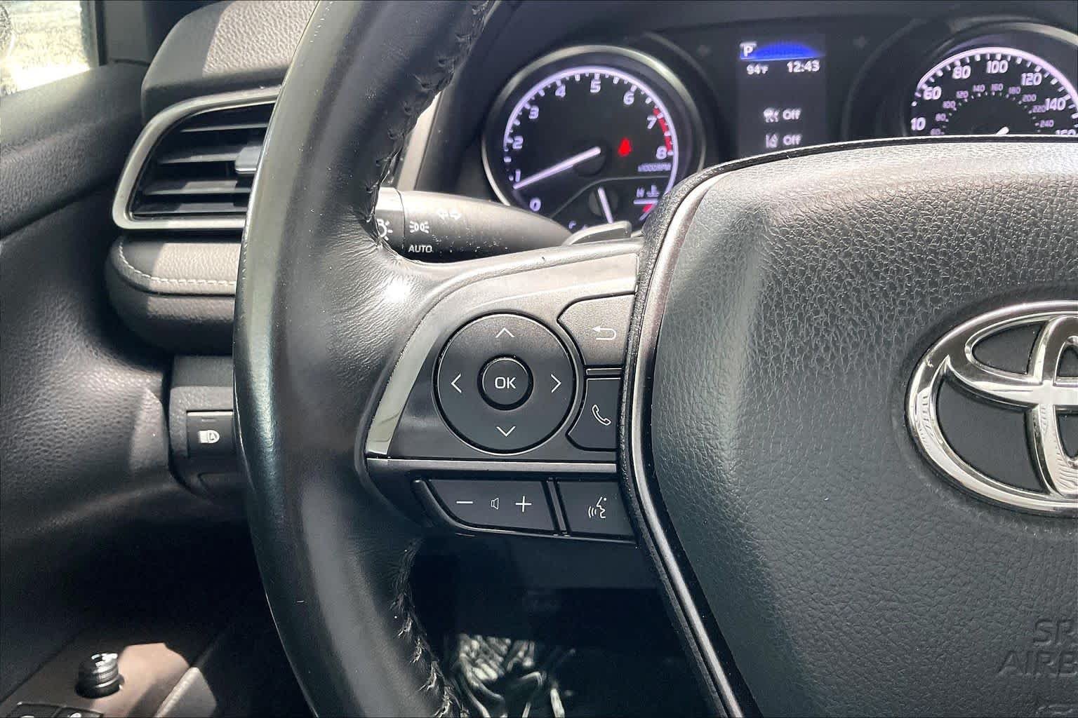 Used 2023 Midnight Black Metallic Toyota SE image 24
