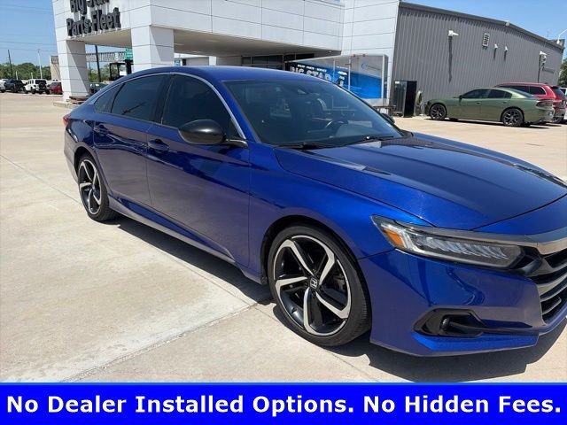 Used 2021 Blue Honda Sport image 4
