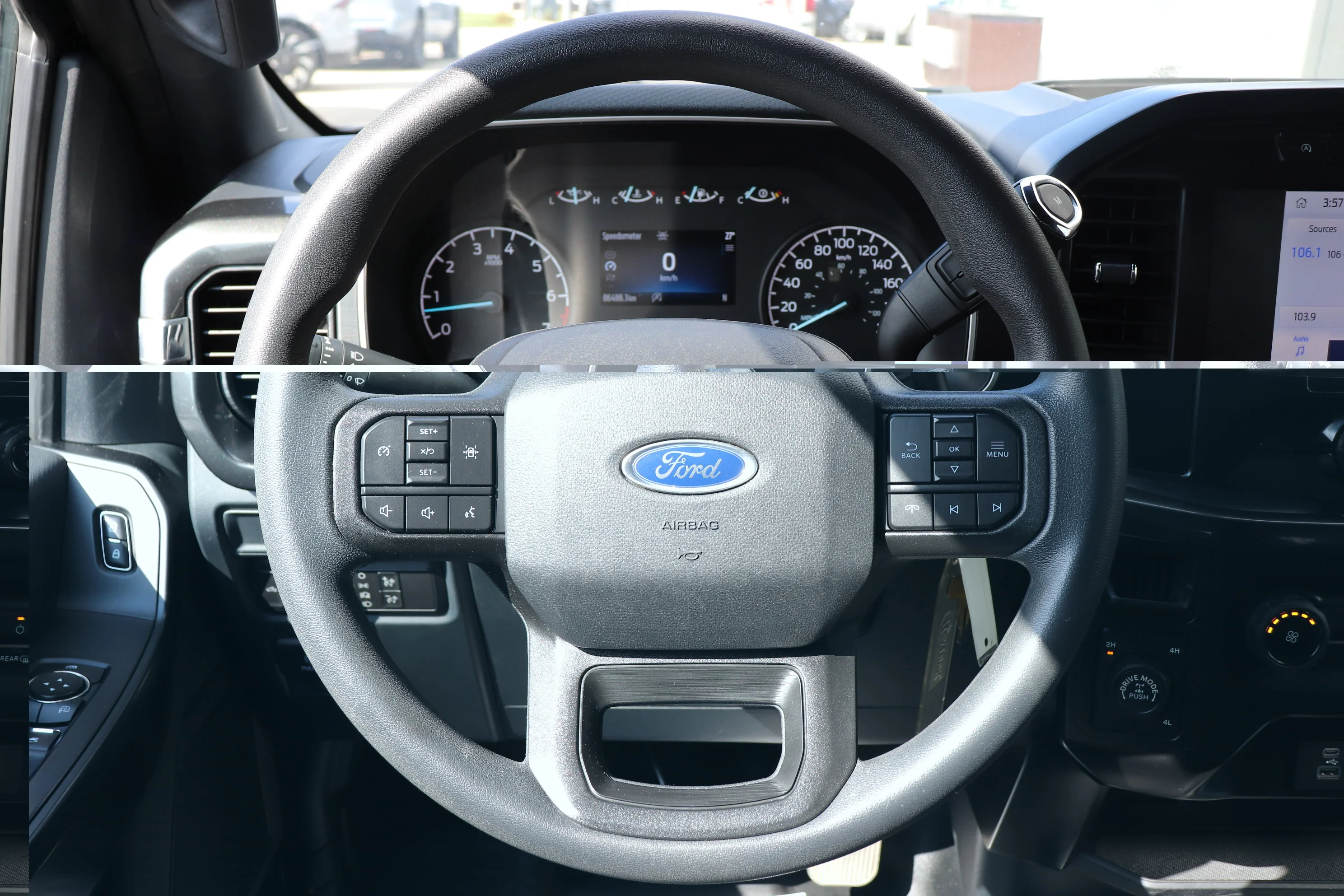 Used 2021 Black Ford XL 4WD SuperCrew 5.5