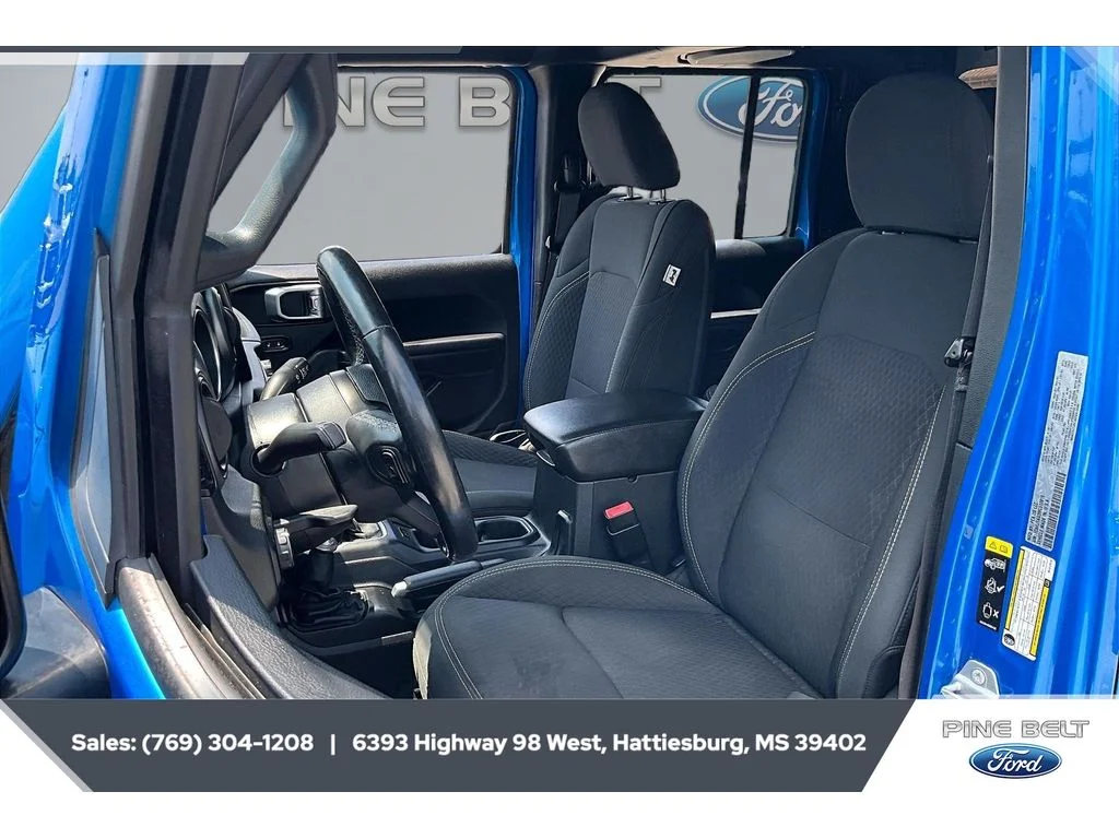 Used 2021 Hydro Blue Pearlcoat Jeep 80th Anniversary image 19