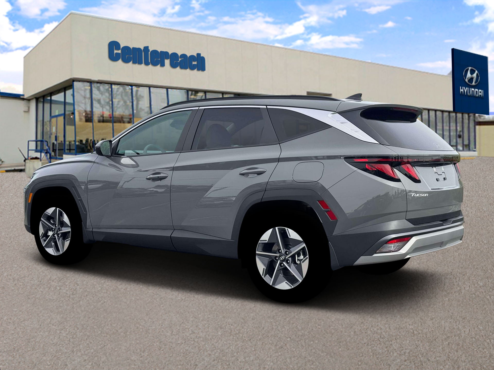 New 2026 Hampton Gray Hyundai SEL Plus AWD image 4