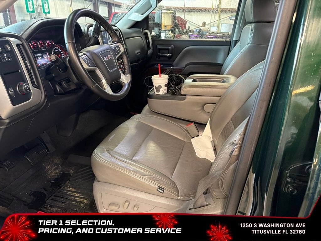 Used 2015 EMERALD GREEN METALLIC GMC SLE image 7