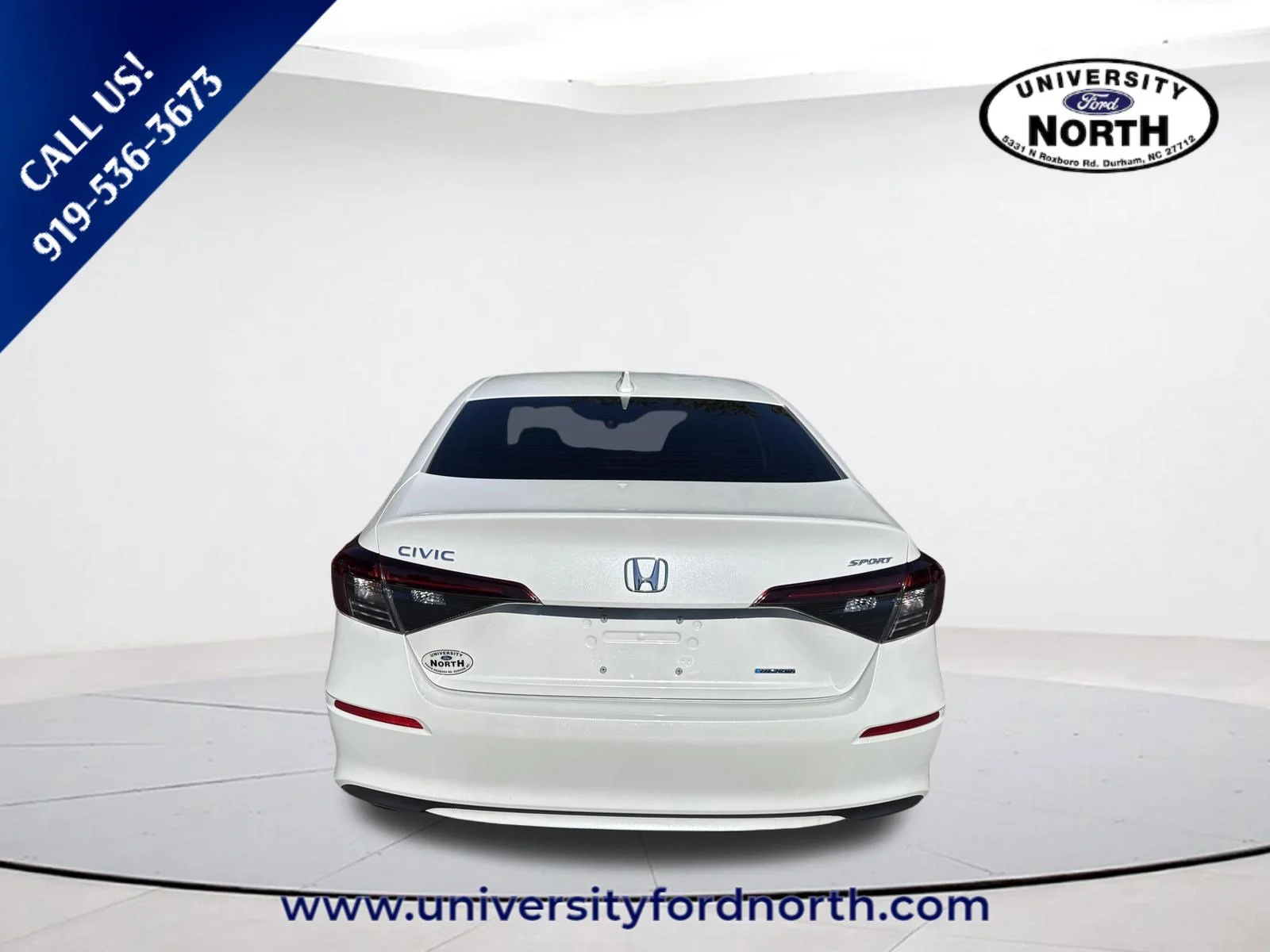 Certified Used 2025 Platinum White Pearl Honda Sport image 6