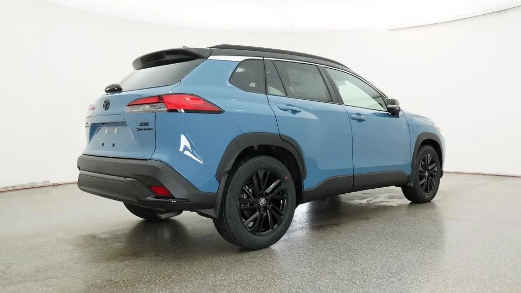 New 2026 Cavalry Blue with Jet Black roof Toyota Hybrid XSE image 43