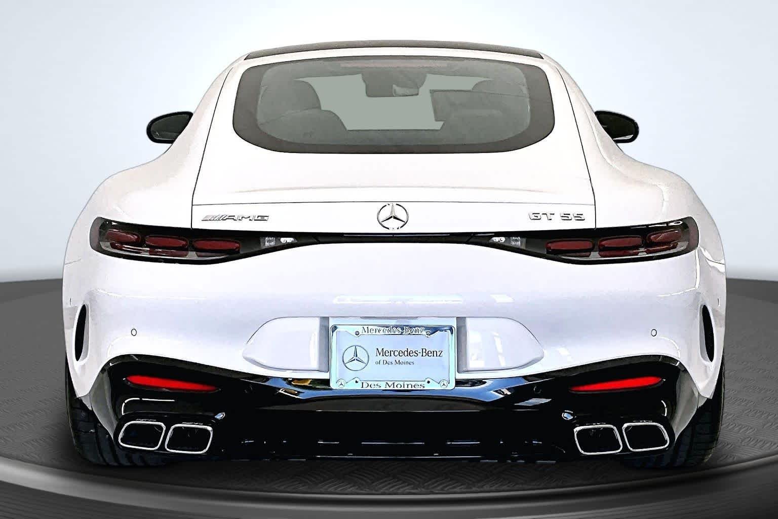 New 2026 MANUFAKTUR Moonlight White Metallic Mercedes-Benz AMG® GT 55 Coupe image 5