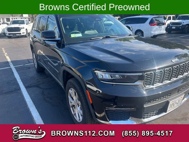 Used 2021 Black Jeep Limited image 1