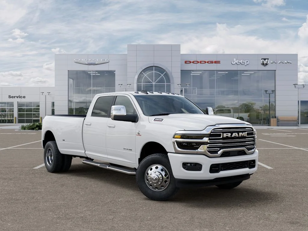 New 2026 Bright White Clear-Coat Exterior Paint RAM Laramie image 5