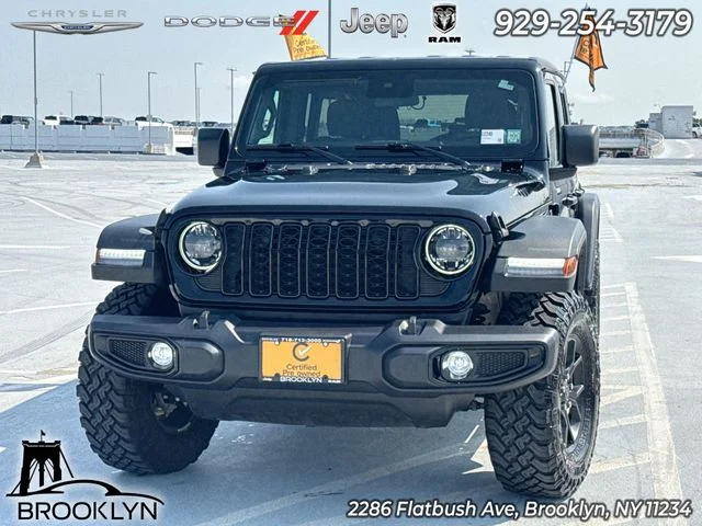 Certified Used 2024 Black Jeep Sport image 1