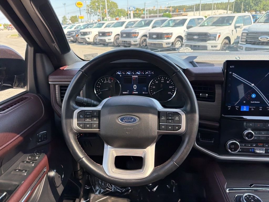 Used 2024 Dark Matter Gray Metallic Ford Limited image 26