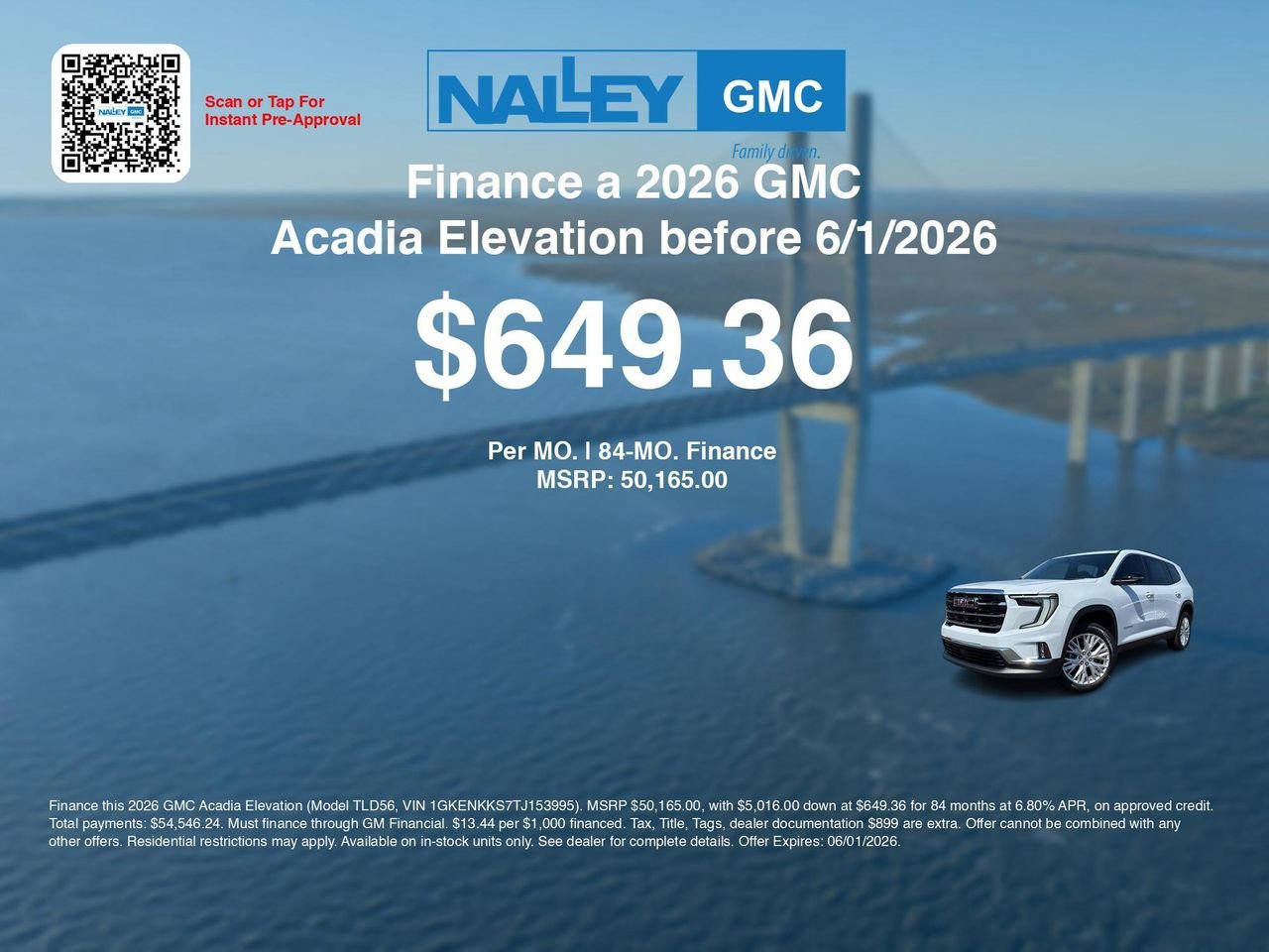 2026 GMC Acadia Elevation - Photo 7