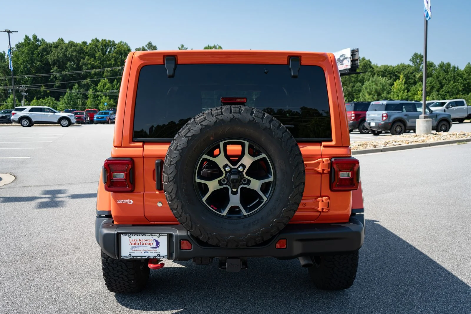Used 2019 Orange Jeep Unlimited Rubicon image 8