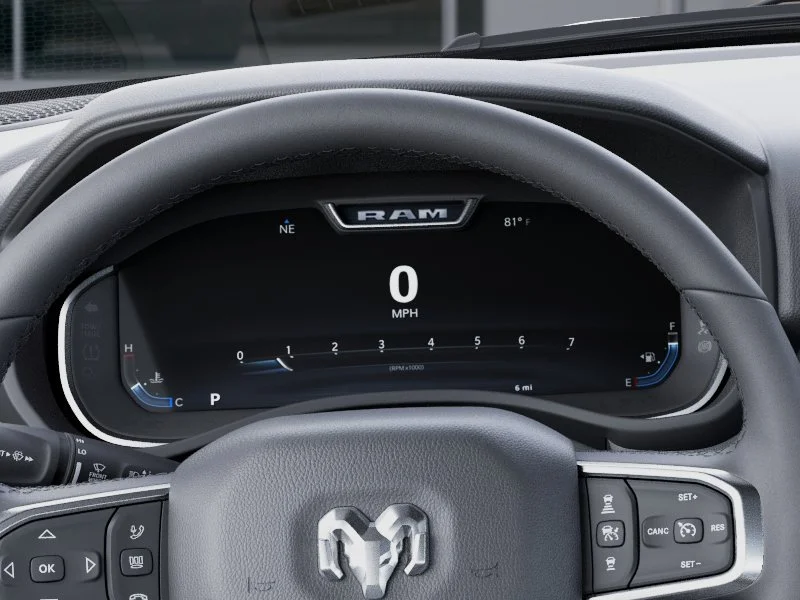New 2026 Diamond Black Crystal Pearl-Coat Exterior Paint RAM Big Horn image 17