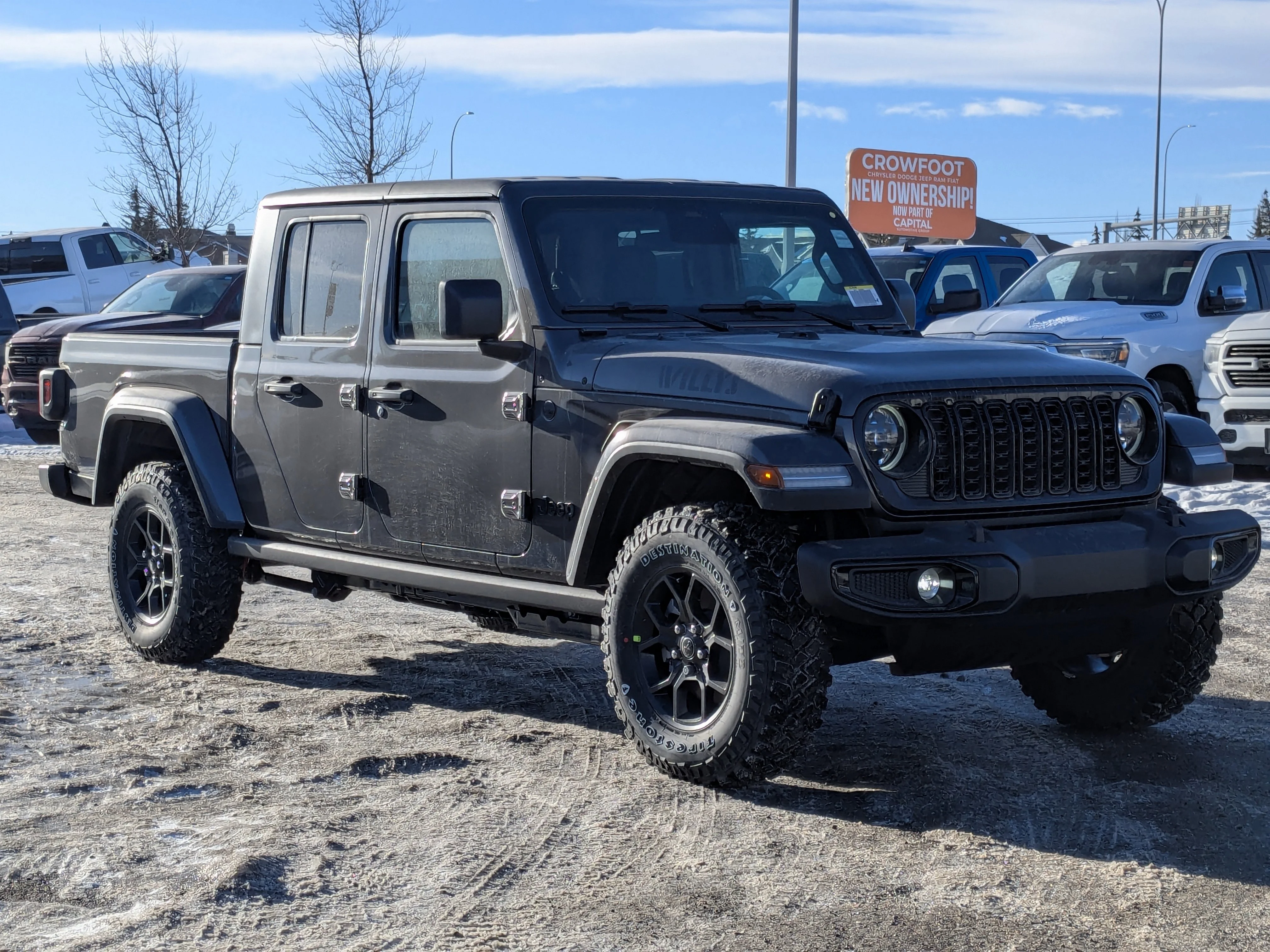 New 2026 Grey Jeep Willys - Off Road Tires - Willys Suspension - Heated Seats & Steering & Tons More! image 2