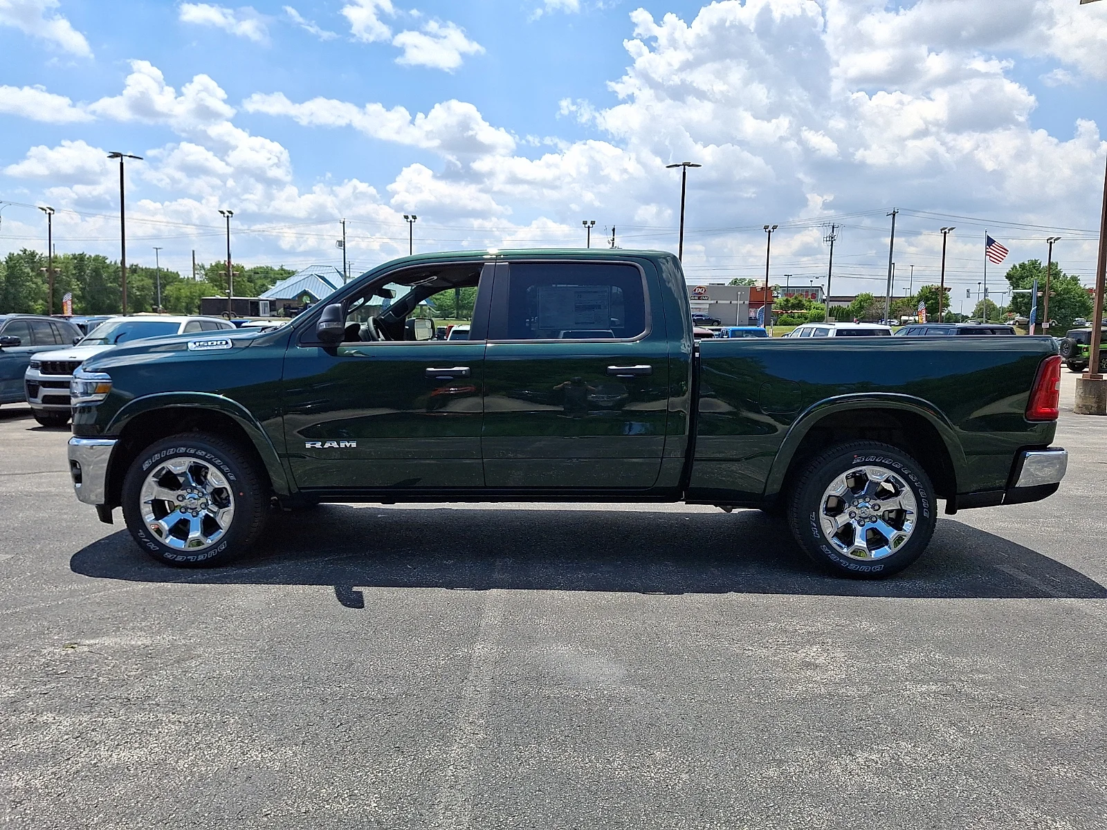 New 2026 Serrano-Green Metallic Exterior Paint RAM Big Horn/Lone Star image 5