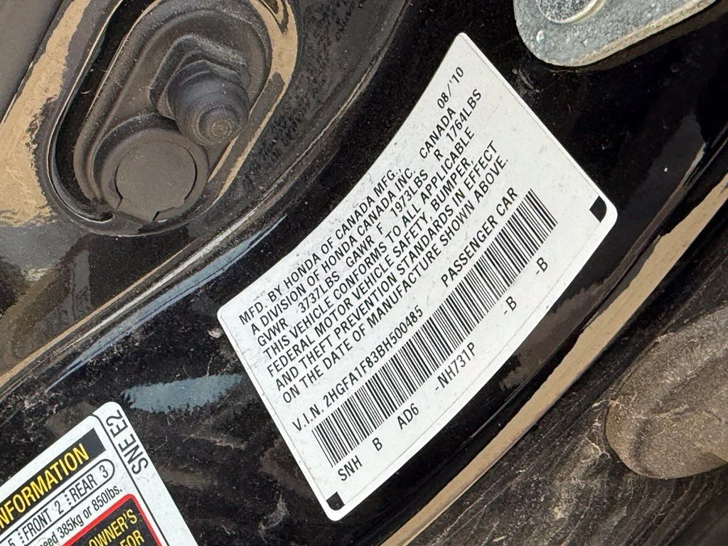 Used 2011 Black Honda EX image 10