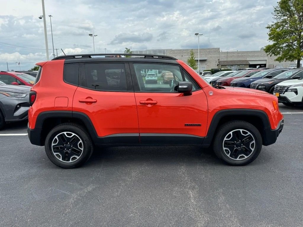 Used 2016 Orange Jeep Trailhawk image 2