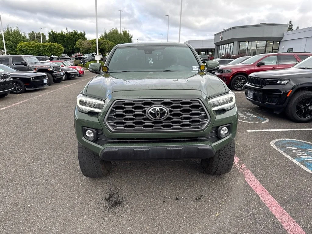 Used 2021 Army Green Toyota TRD Off-Road image 2