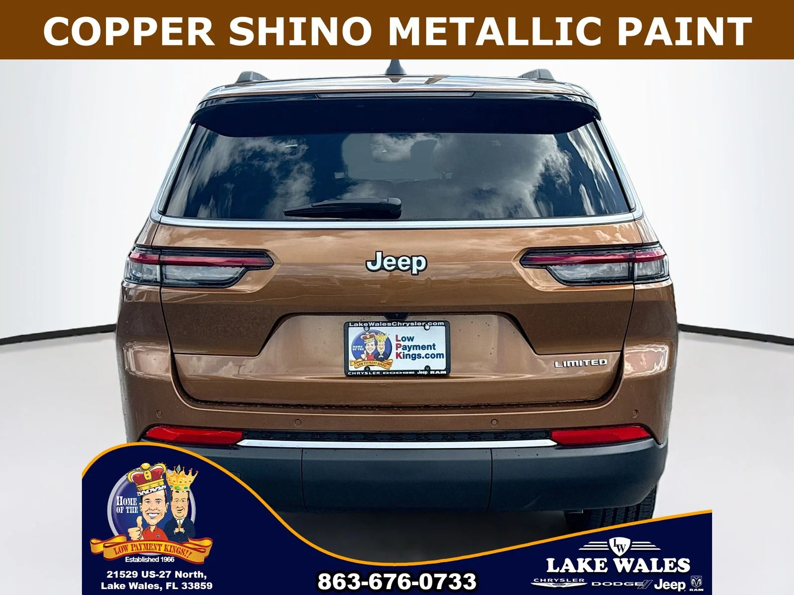 New 2026 Copper Shino Metallic Clear-Coat Exterior Paint Jeep Limited image 5