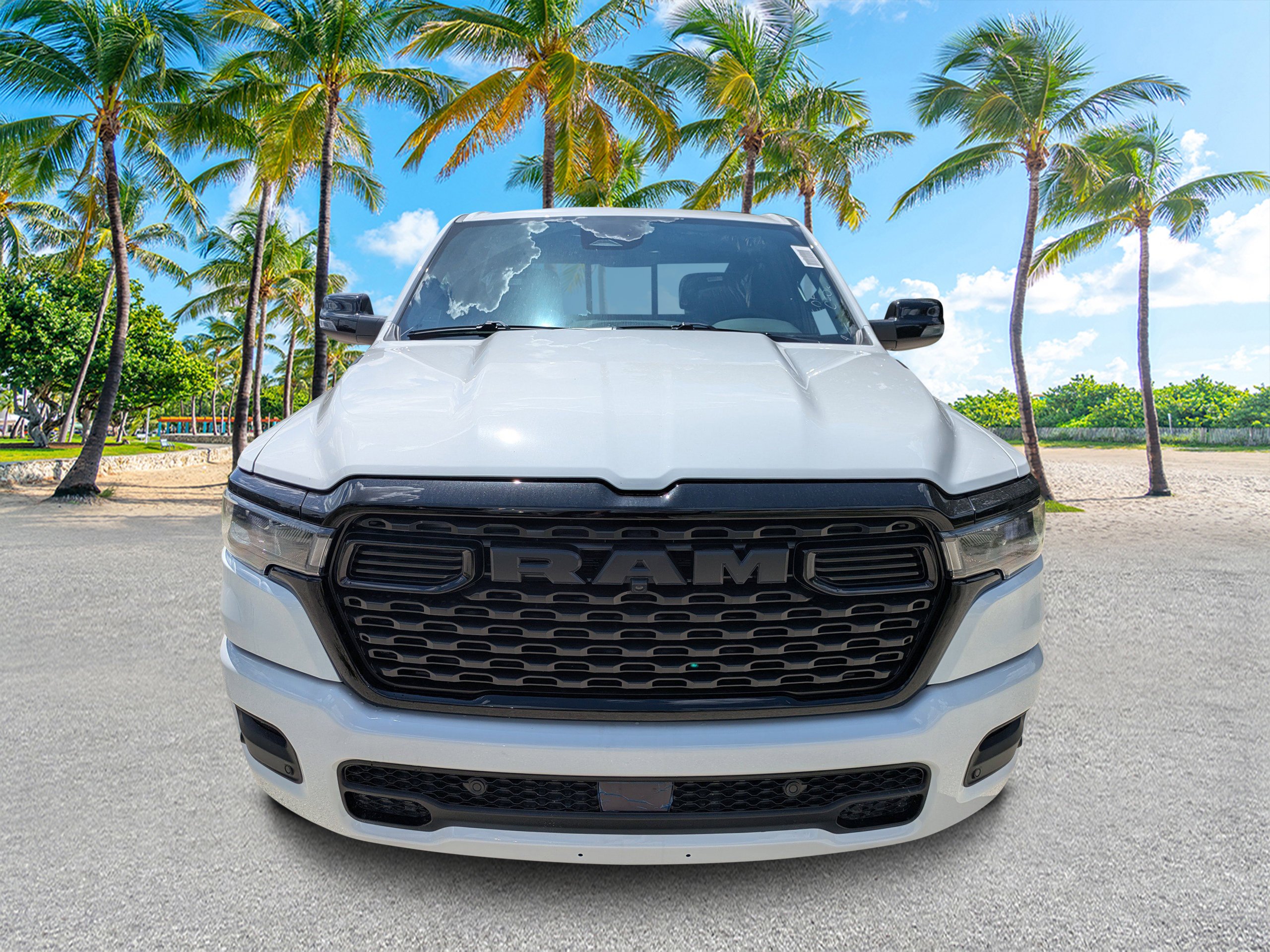 New 2026 Bright White Clear-Coat Exterior Paint RAM Big Horn image 8