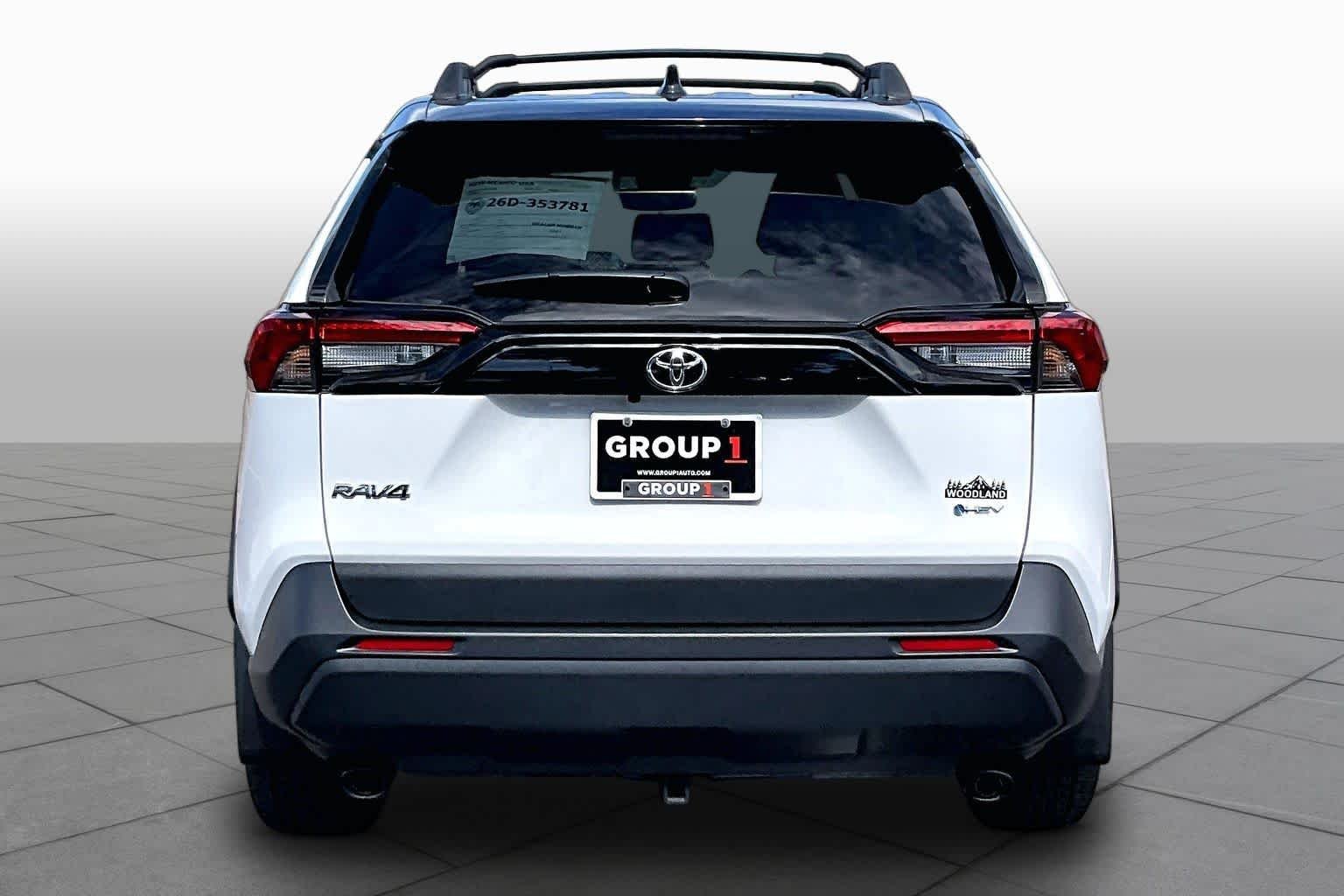 Used 2025 Ice Cap/Midnight Black Metallic Toyota Hybrid Woodland image 5