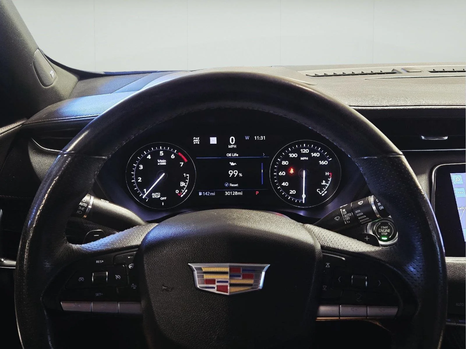 Used 2021 Crystal White Tricoat Cadillac AWD Sport image 27
