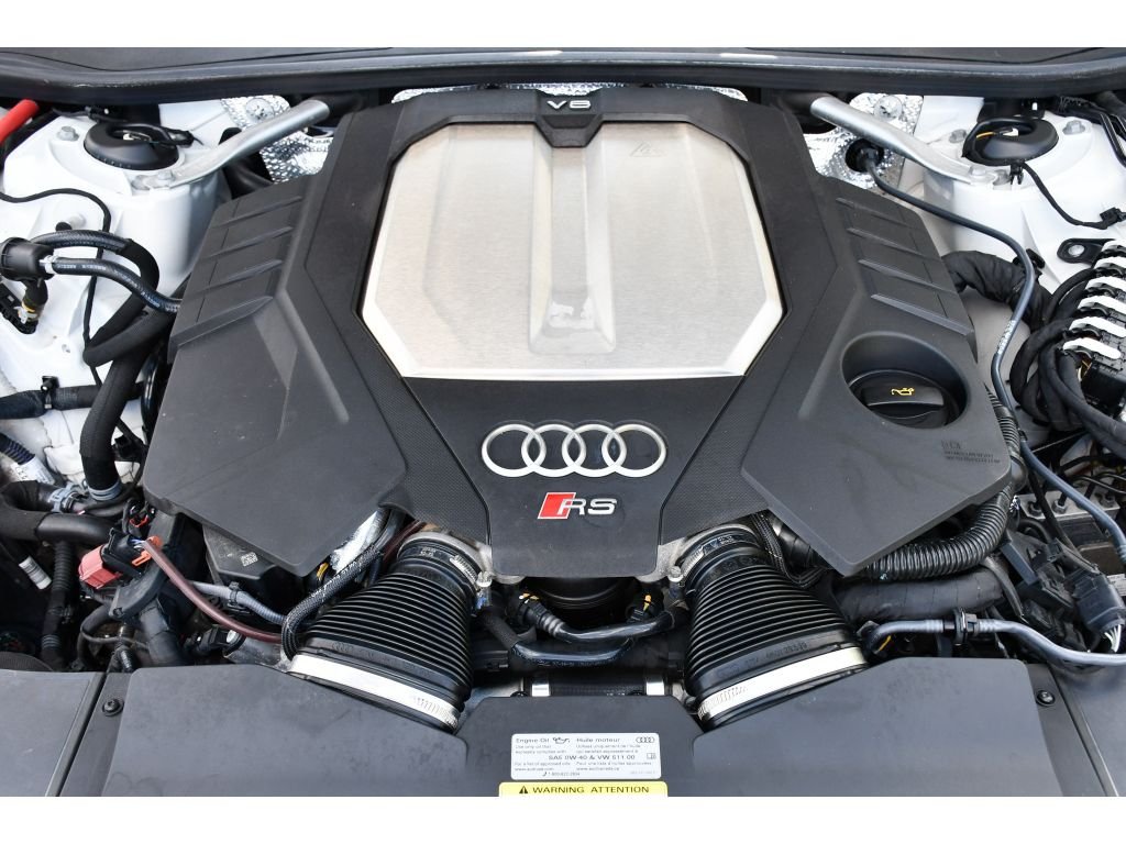 Used 2021 Glacier White Metallic Audi 4.0T (Tiptronic) image 25