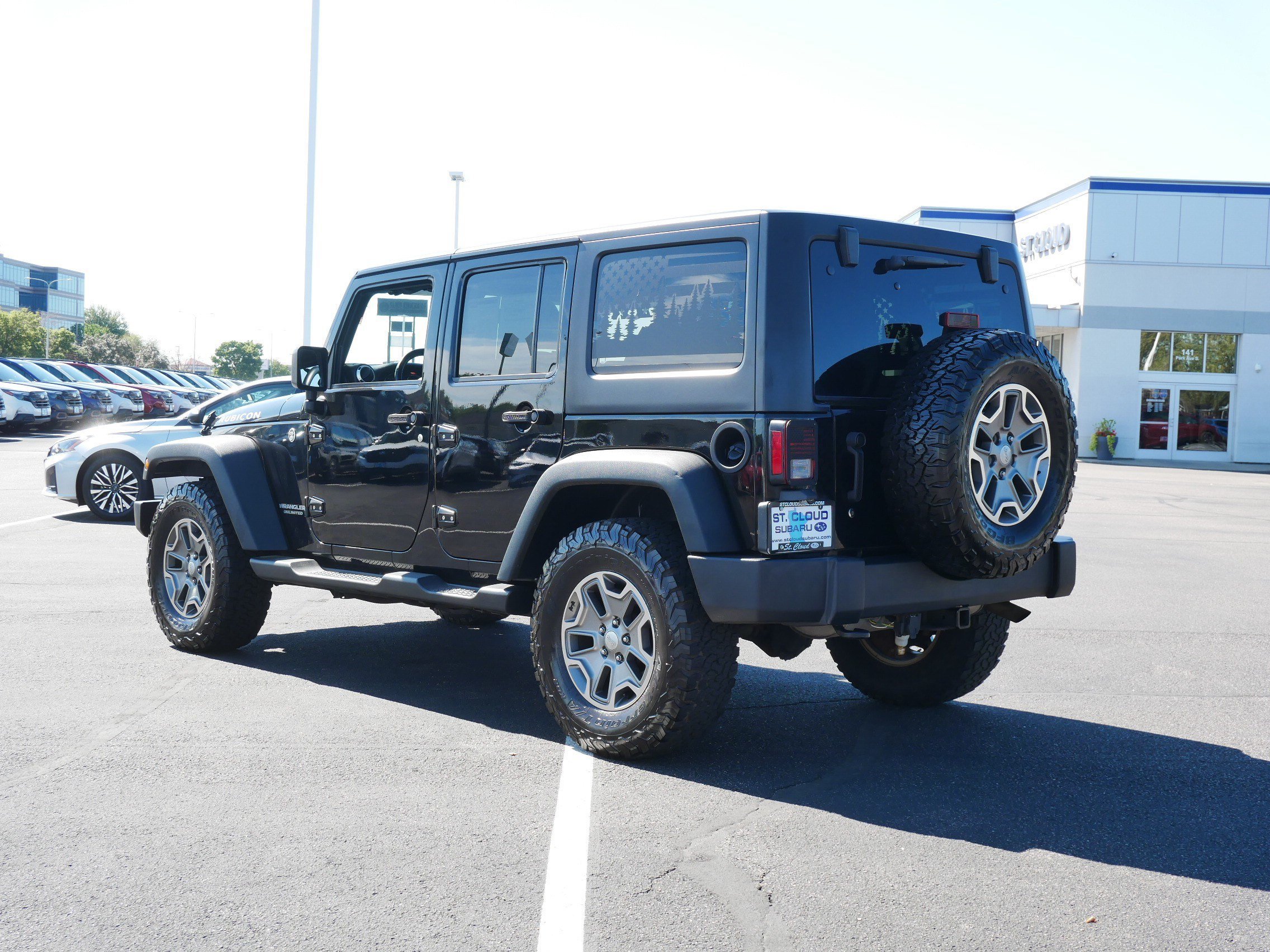 Used 2015 Black Clearcoat Jeep Rubicon image 5