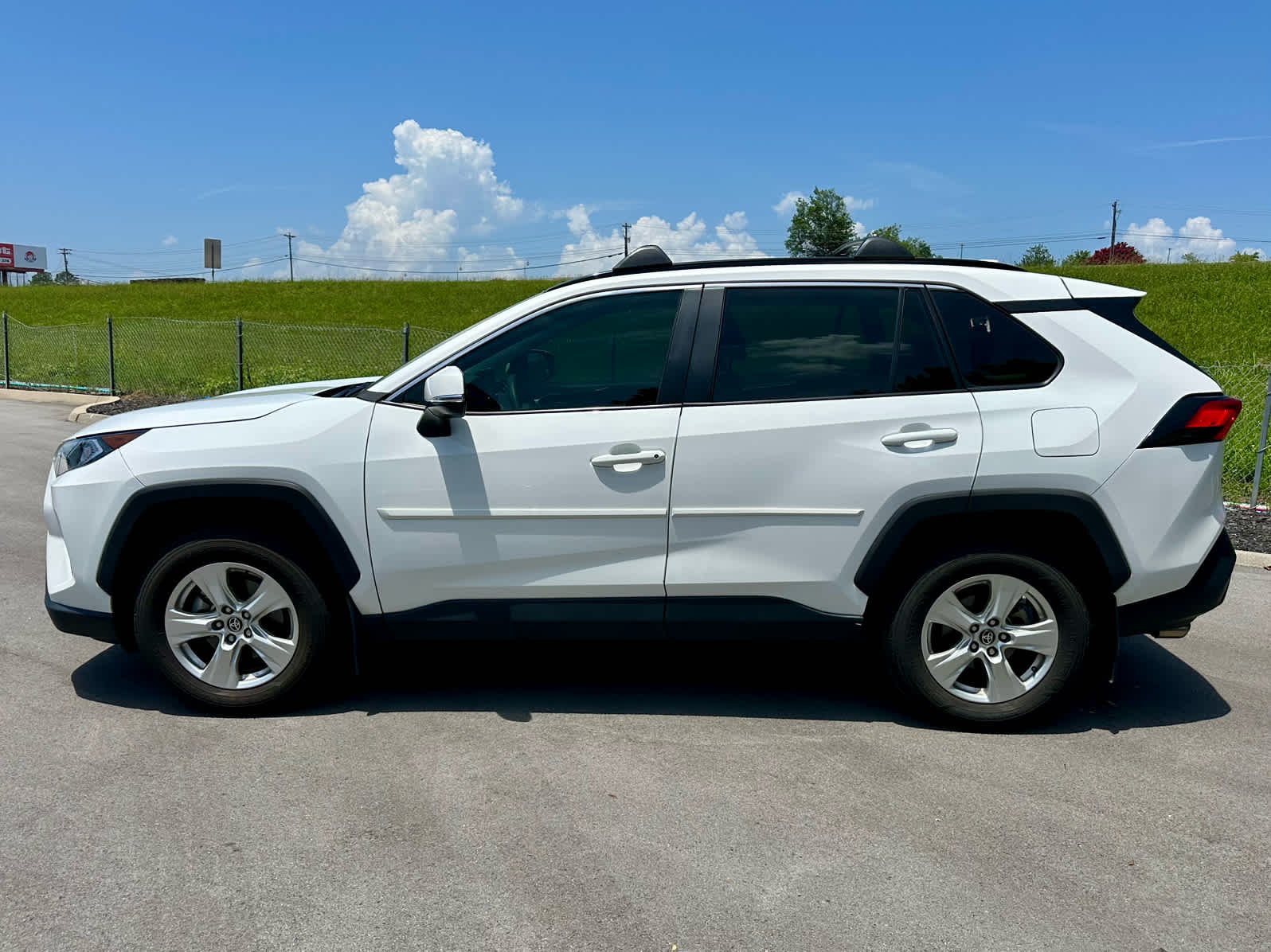 Used 2021 Super White Toyota XLE image 8