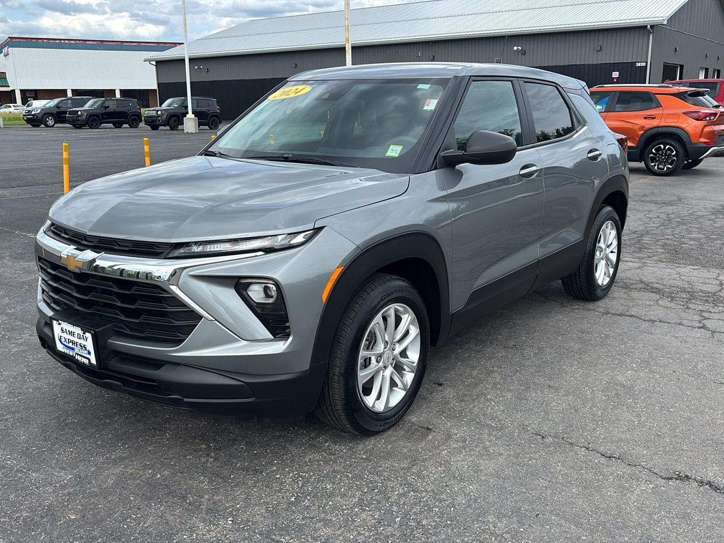 Used 2024 Sterling Gray Metallic Chevrolet LS image 3