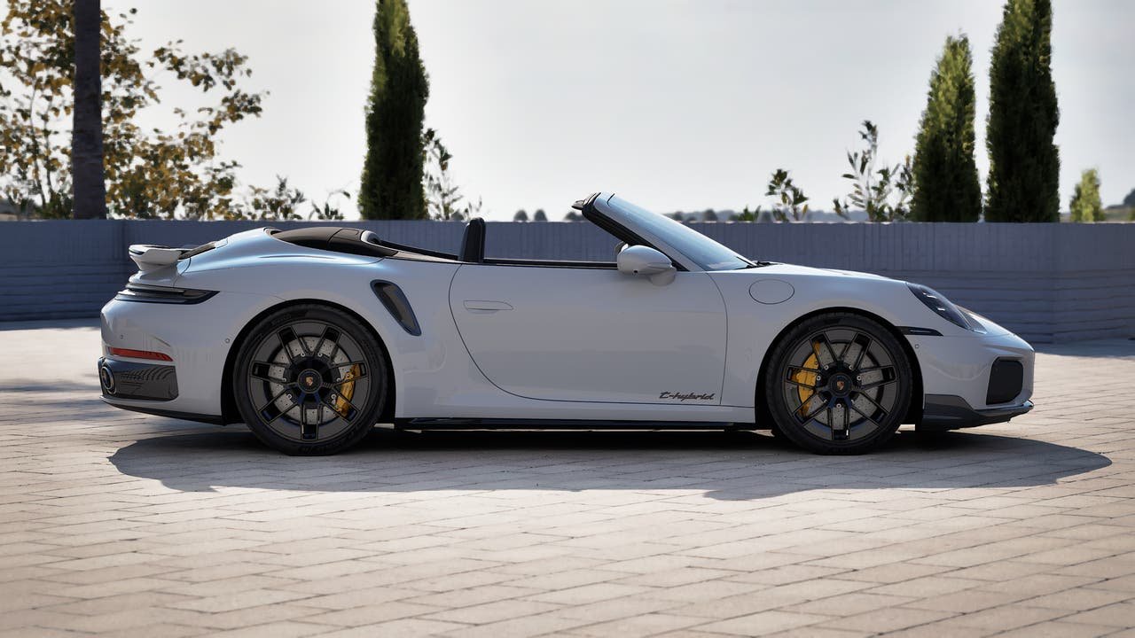 New 2027 White Porsche Turbo S Cabriolet image 6