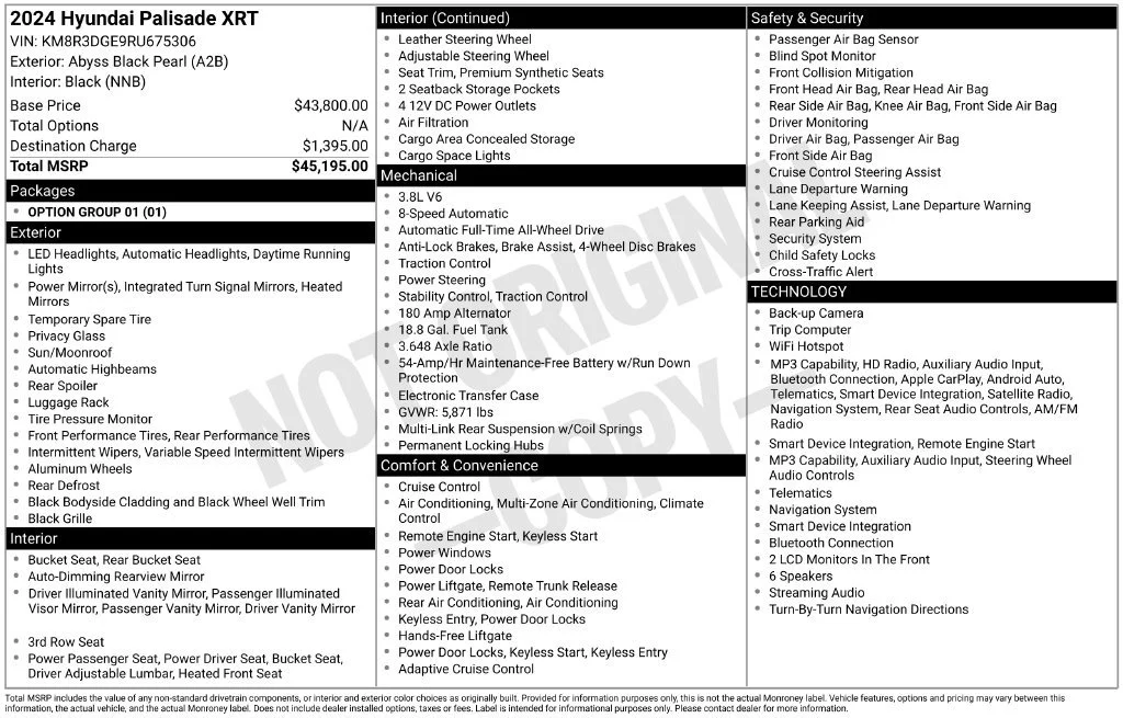Used 2024 Black Hyundai XRT image 5
