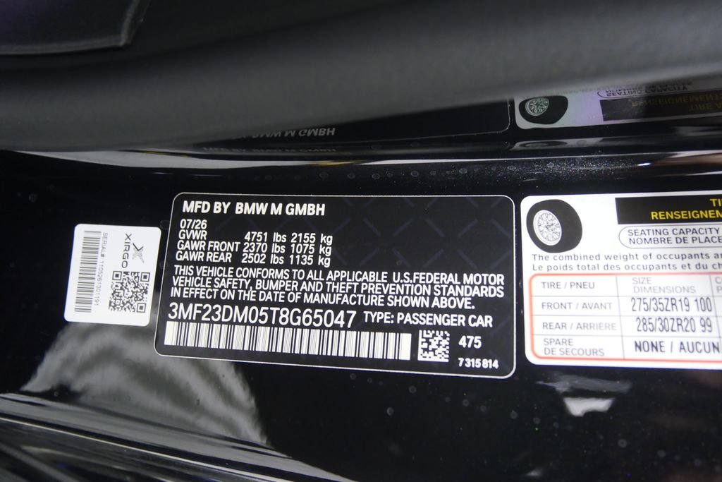 New 2026 Black Sapphire Metallic BMW Base image 25