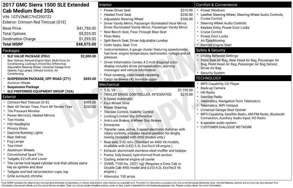 Used 2017 Red GMC SLE image 31