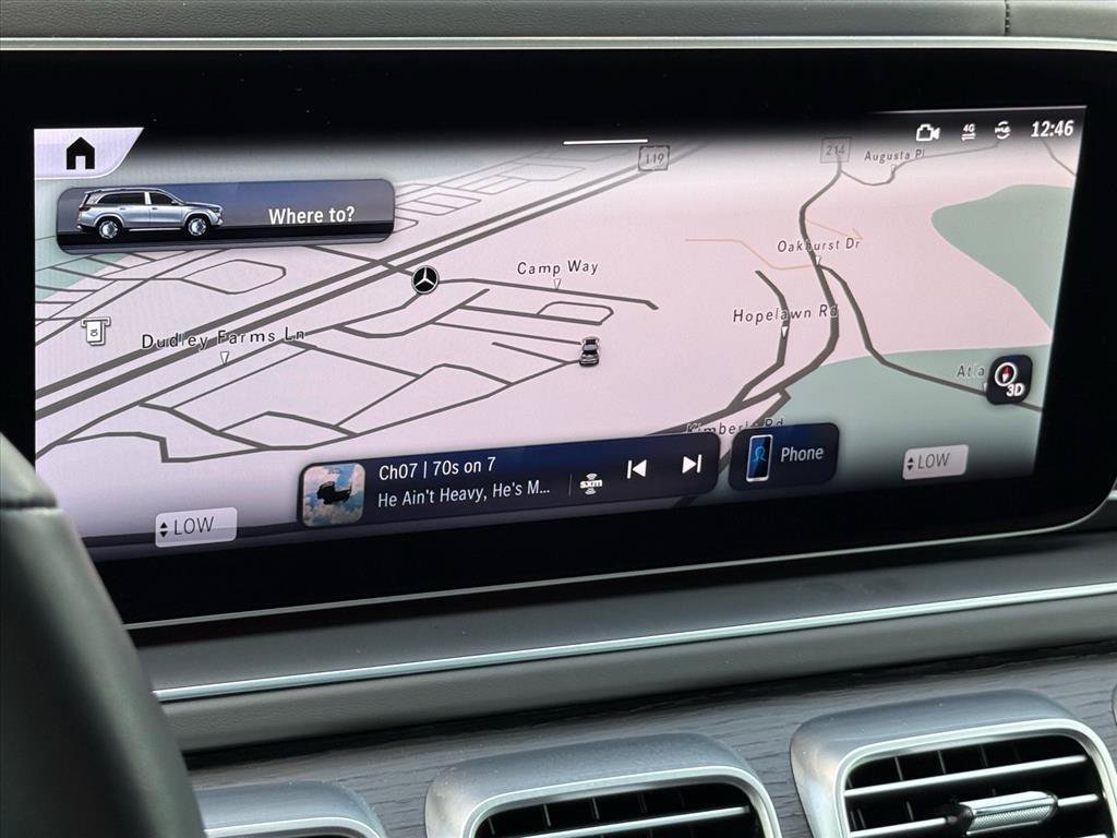 Certified Used 2025 Cirrus Silver (Upper) / Obsidian Black Metallic (Lower) Mercedes-Benz Maybach GLS 600 image 23