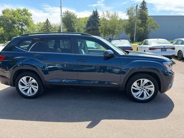 Certified 2023 Volkswagen Atlas SE w/Tech with VIN 1V2KR2CA9PC547709 for sale in Inver Grove Heights, Minnesota