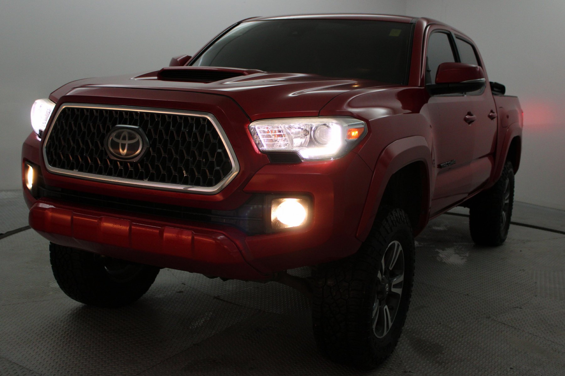 Used 2018 Barcelona Red Metallic Toyota TRD Sport Double Cab 5