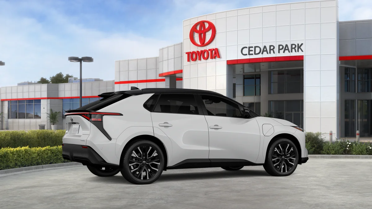 New 2026 Wind Chill Pearl with Midnight Black Metallic roof Toyota Limited image 65