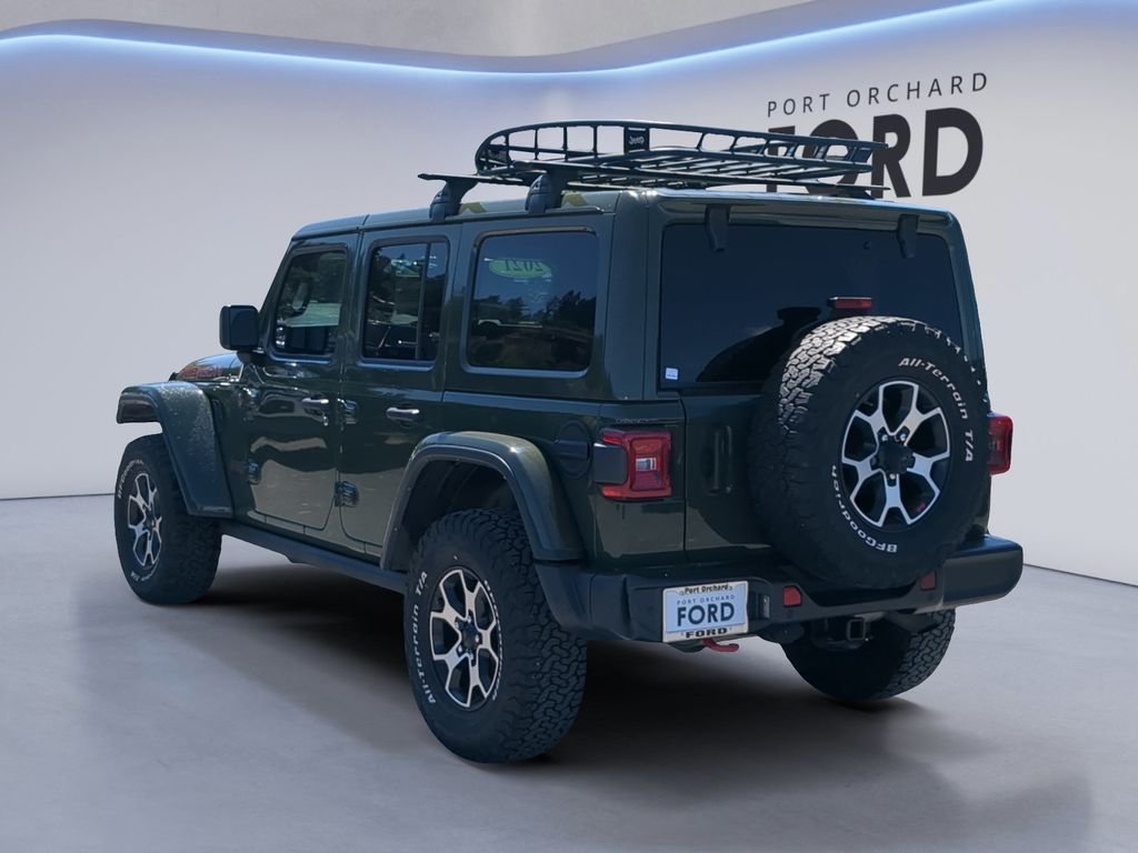 Used 2021 Green Jeep Unlimited Rubicon image 5