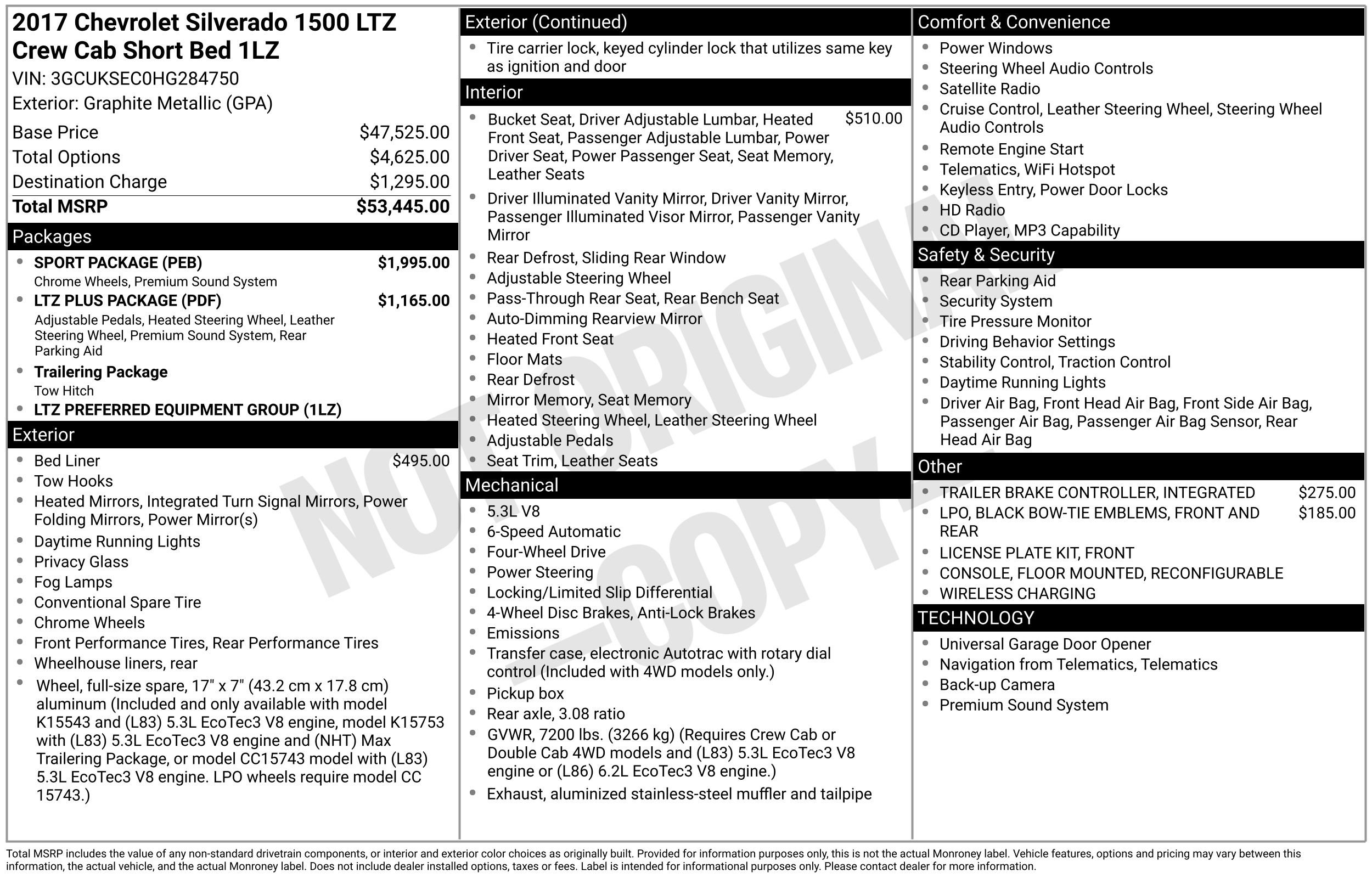 Used 2017 Graphite Metallic Chevrolet LTZ image 39