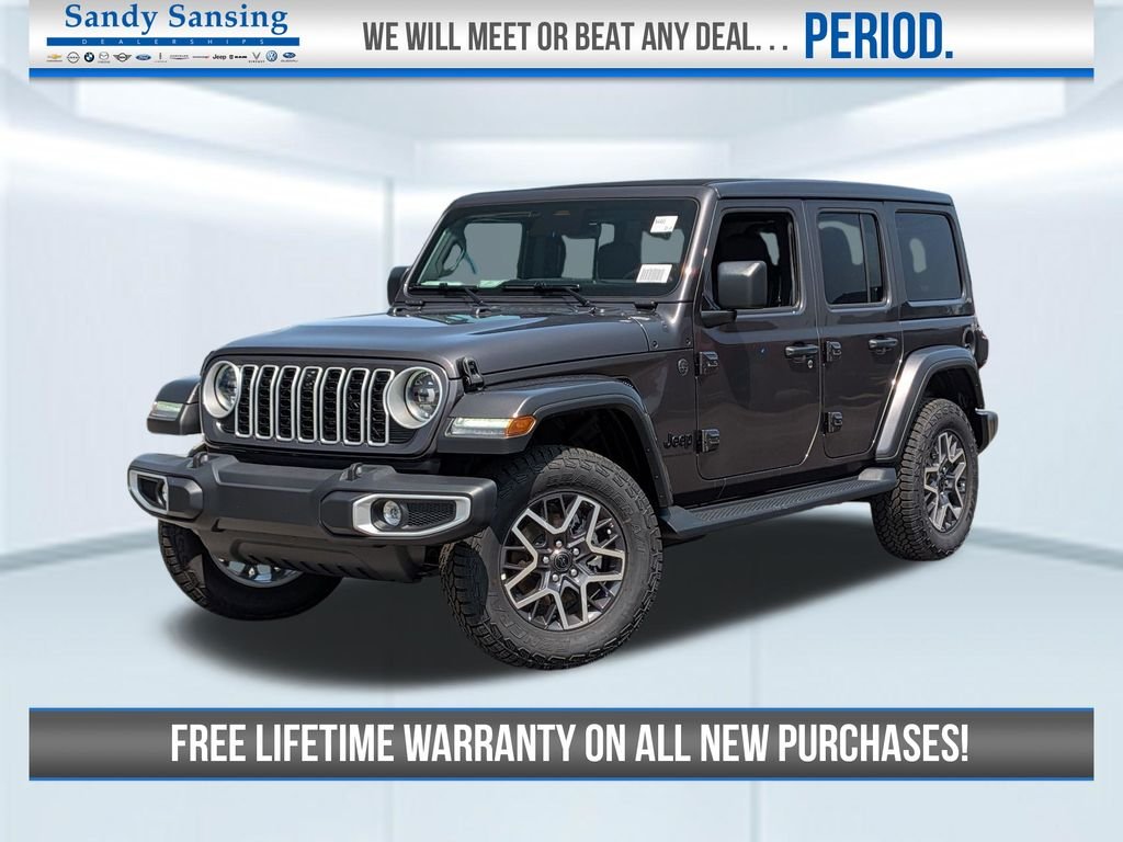 New 2026 Granite Crystal Metallic Clear-Coat Exterior Paint Jeep Sahara image 1