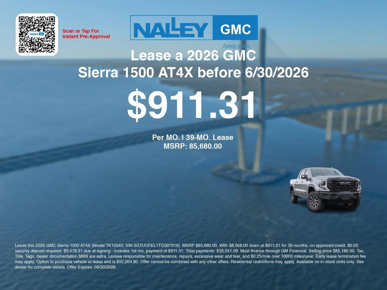 New 2026 Sterling Metallic GMC AT4X image 3