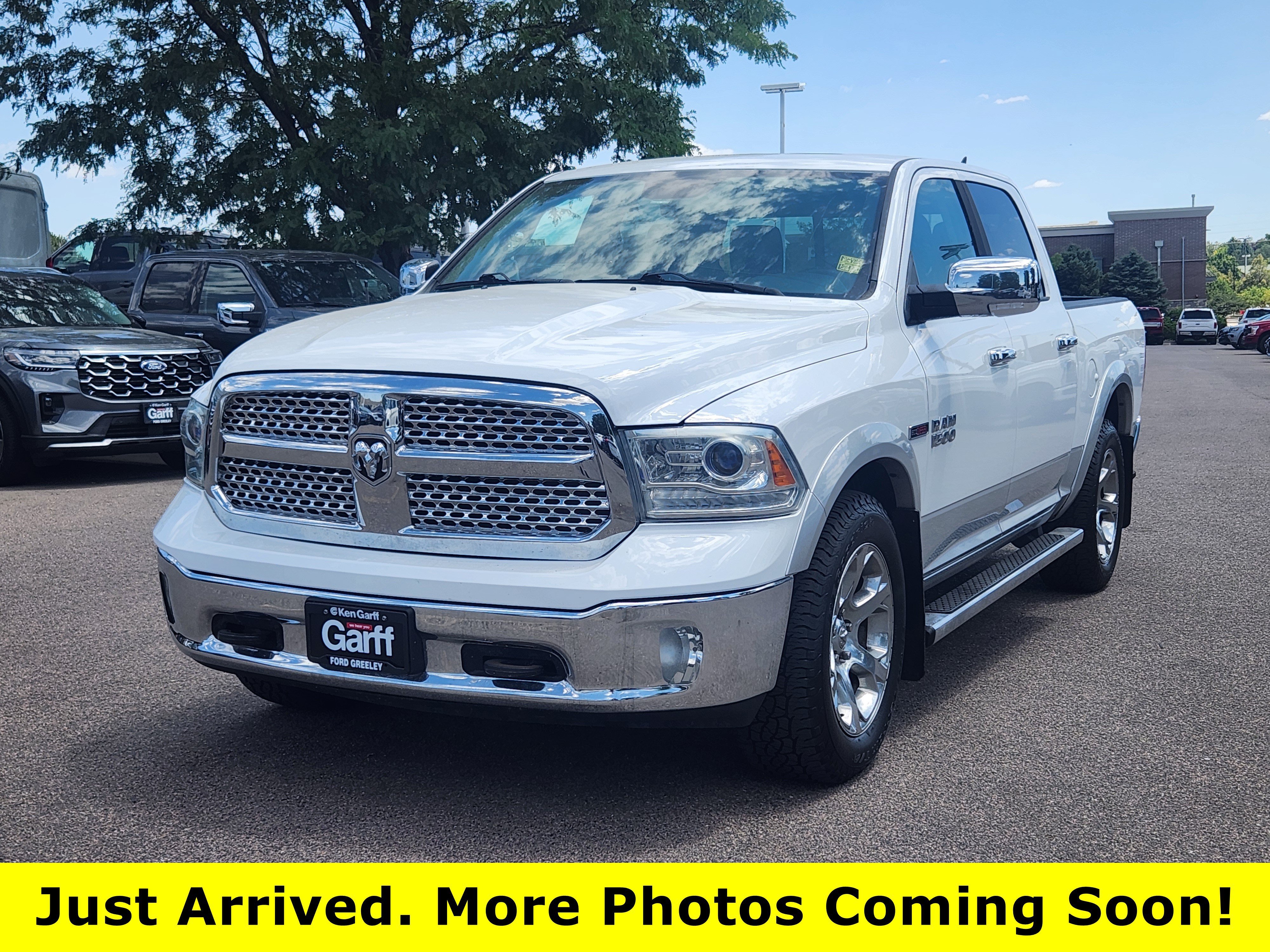 Used 2015 Bright White Clearcoat Ram Laramie image 1