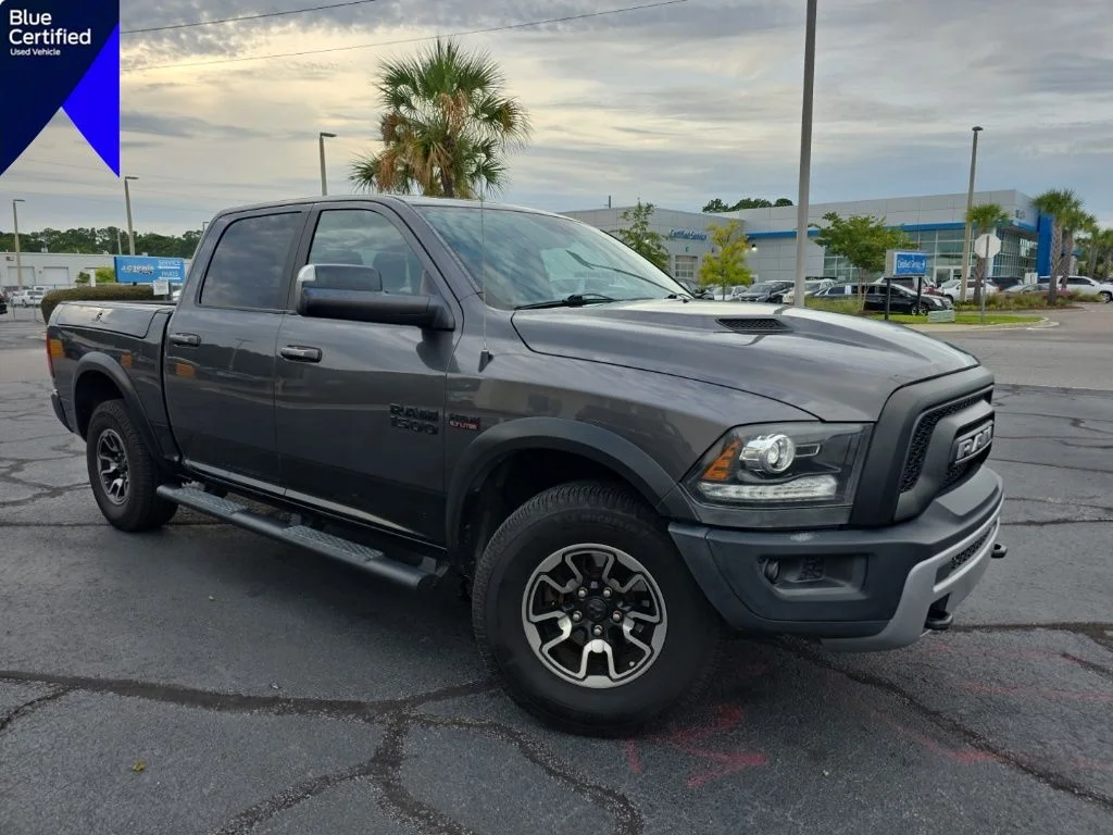Used 2017 Granite Crystal Clearcoat Metallic Ram Rebel image 1