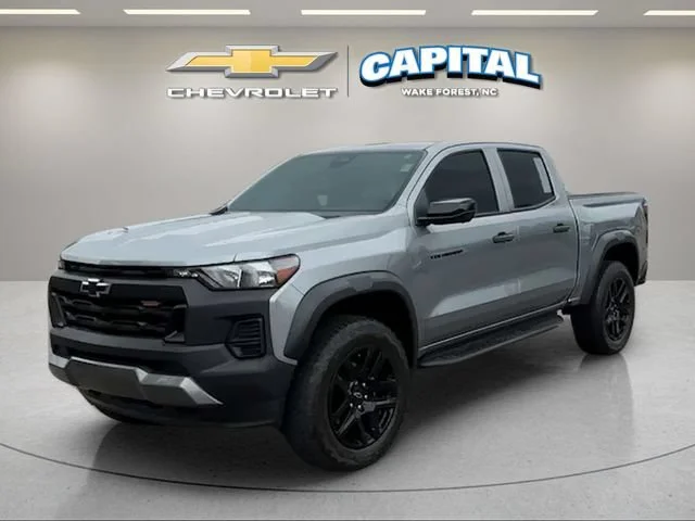Used 2024 Sterling Gray Metallic Chevrolet Trail Boss image 1