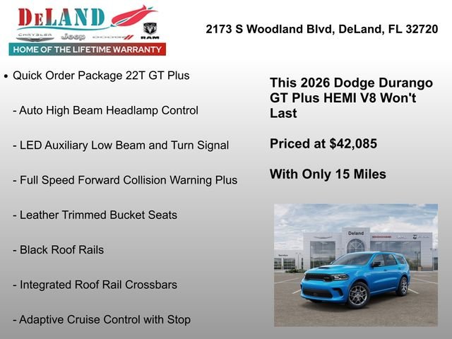 New 2026 B5 Blue Exterior Paint Dodge GT Plus HEMI V8 image 18