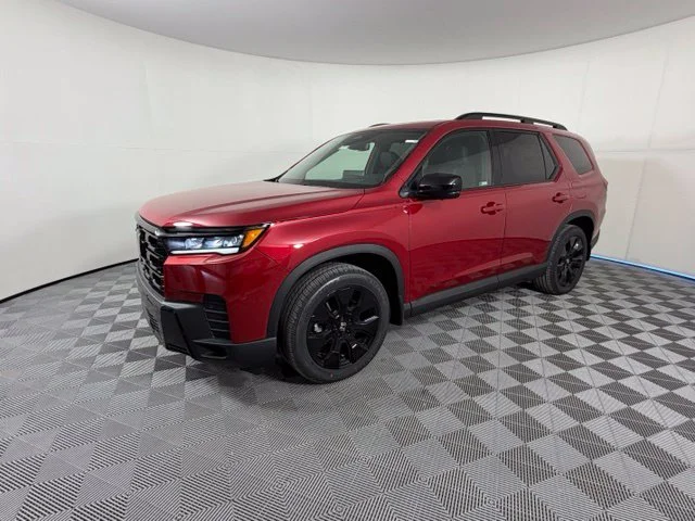 New 2026 Radiant Red Metallic II Honda AWD Black Edition image 3